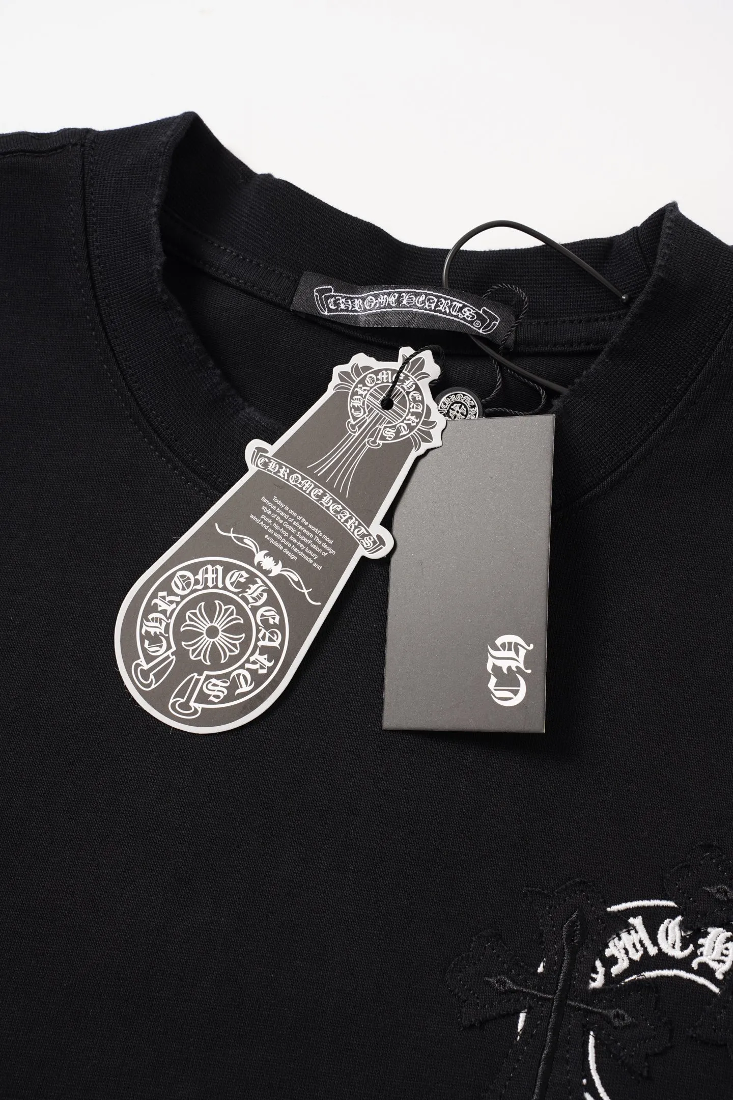 【 】 Chrome Hearts/ 32 ， ， ， ！！ ， ！ # ， ； 。 oversize ， ！ ， ！ “ ” 💏 :Black White Size:S-XL